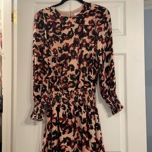 Parker drop waist cheetah dress